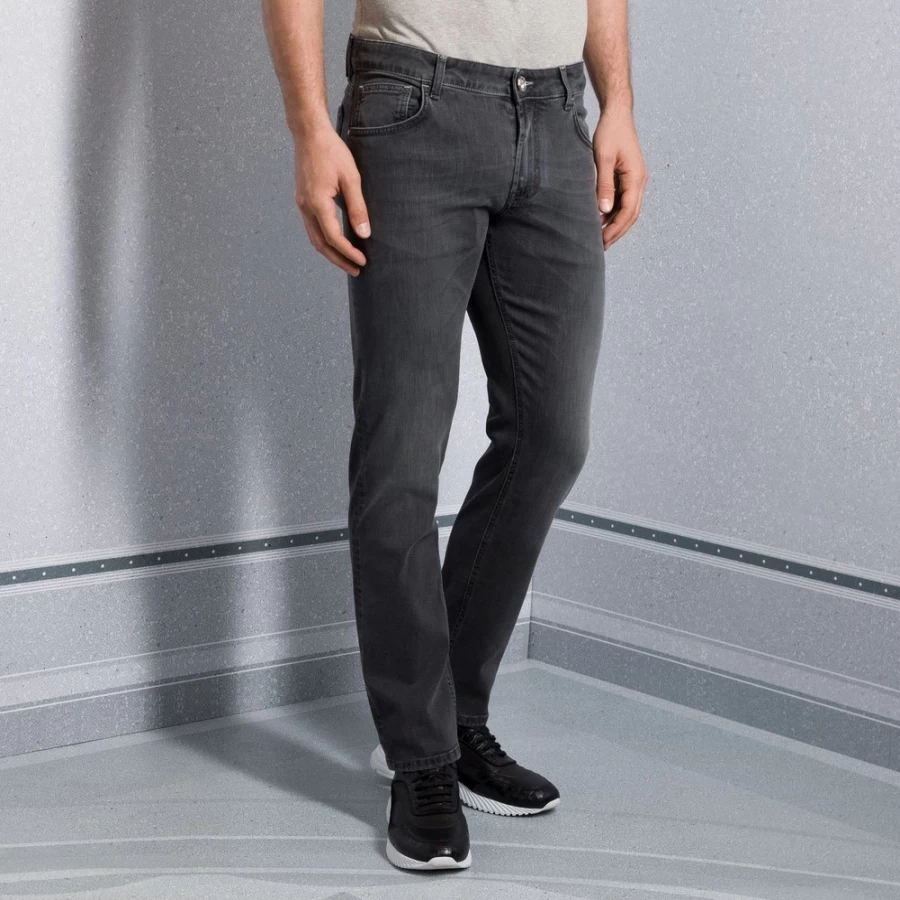 Stefano Ricci Men's Premium Luxury Jeans - High-Quality Denim for Style & Comfort