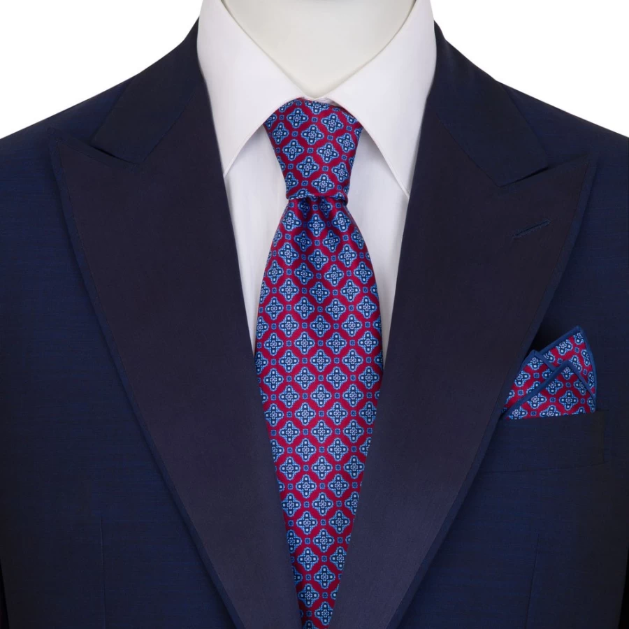 Stefano Ricci Luxury 37007_004 Silk Tie Set - Hand Printed Designer Necktie Collection