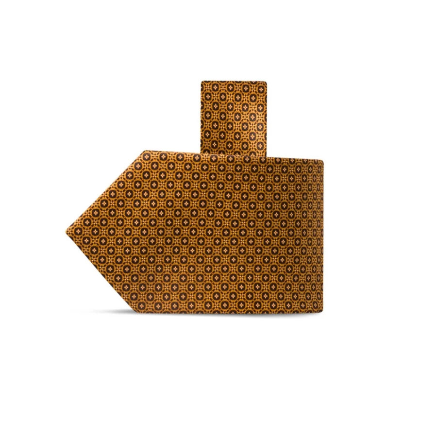 Stefano Ricci Luxury Hand-Printed Silk Tie in Elegant Design