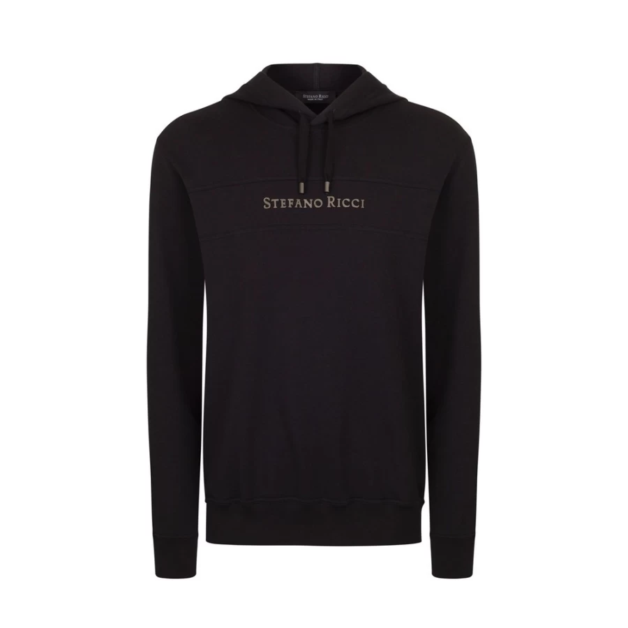 Stefano Ricci Men's Premium Hooded Jogging Suit Sweatshirt for Athletic Comfort & Style