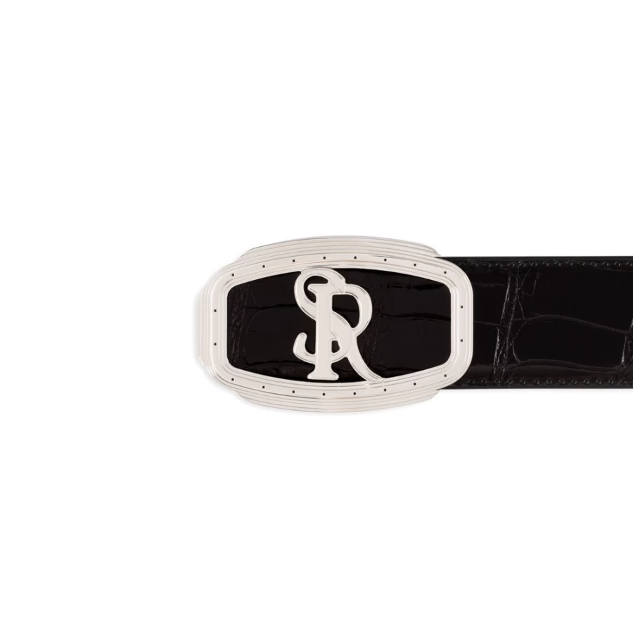 "Stefano Ricci Handmade Genuine Leather Belt – Premium Luxury Men's Accessory"