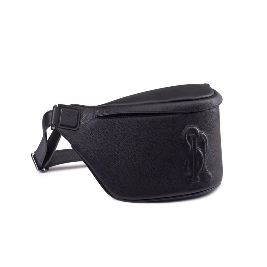 Stefano Ricci Handmade Calfskin Leather Belt Bag in N999 - Premium Luxury Waist Pack