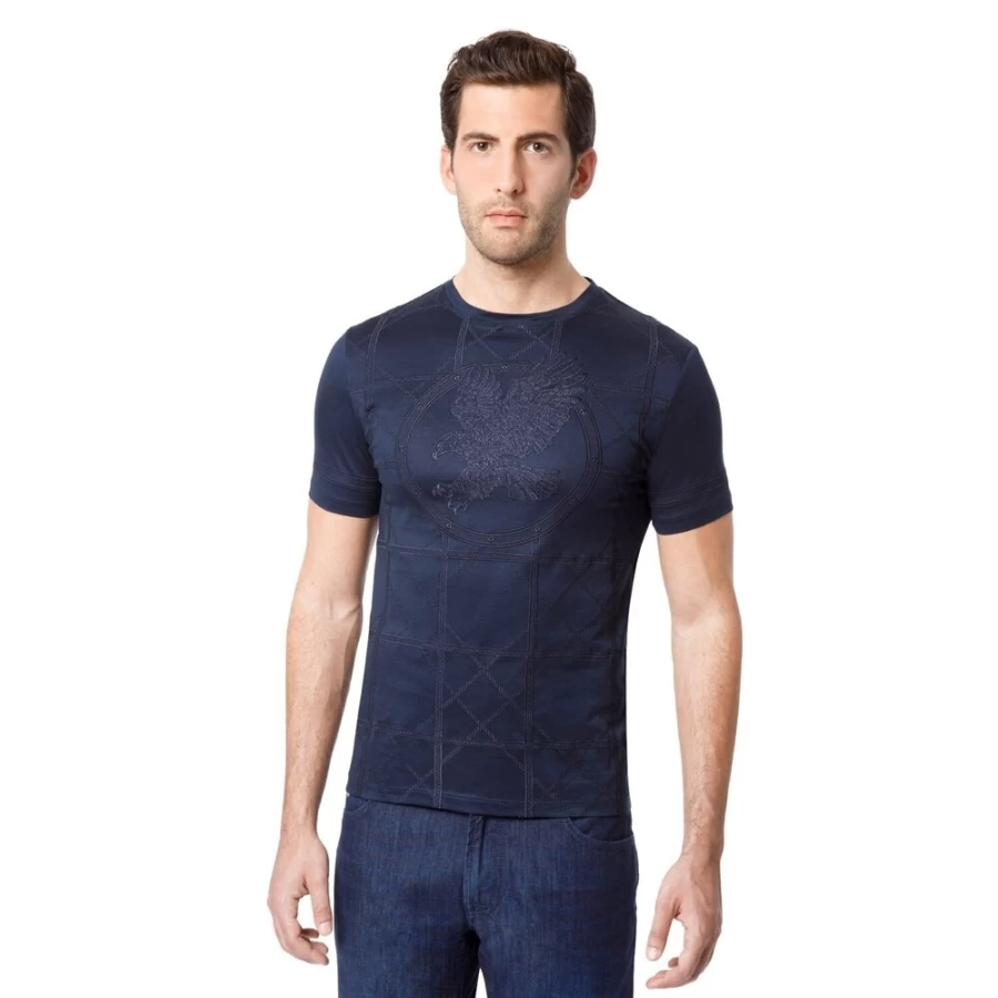 Stefano Ricci Men's B003 Short Sleeve Crew Neck T-Shirt