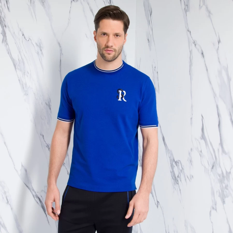 Stefano Ricci Men's Luxury Crewneck Sweater - Premium Cotton Knitwear for Gentlemen