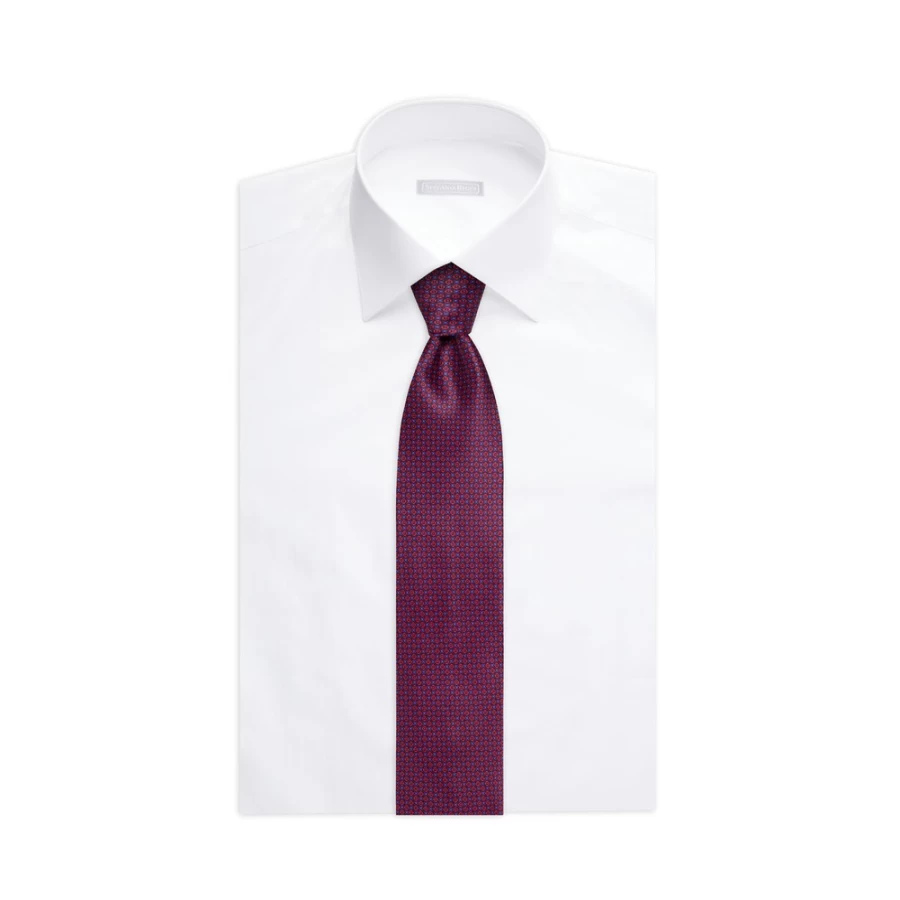 Stefano Ricci Luxury Hand-Printed Silk Tie for Men - Elegant Designer Necktie