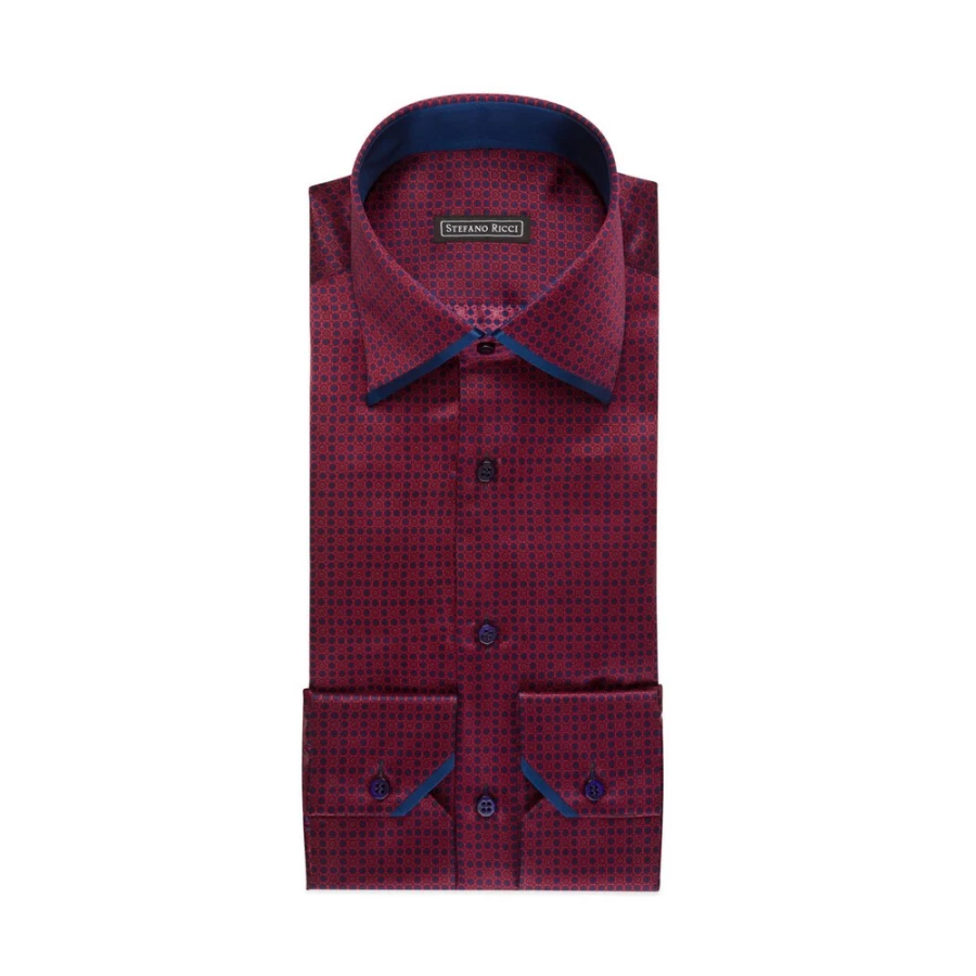 "Stefano Ricci Men's Handmade Torino Shirt – Luxury Italian Dress Shirt"