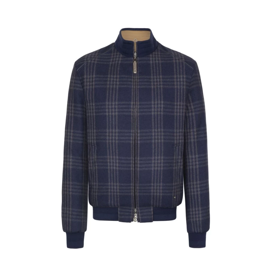 Stefano Ricci Men's Reversible Bomber Jacket Blouson | Luxury Designer Outerwear