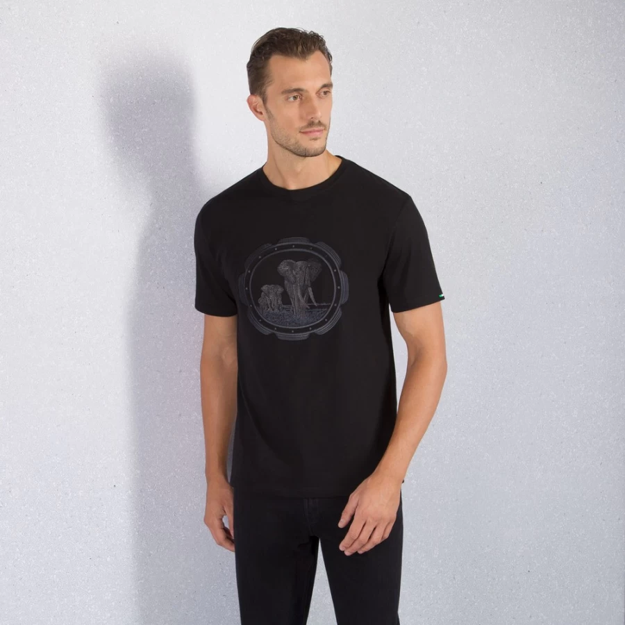 Stefano Ricci Men's Premium Crewneck T-Shirt - Luxury Cotton Comfort Fit