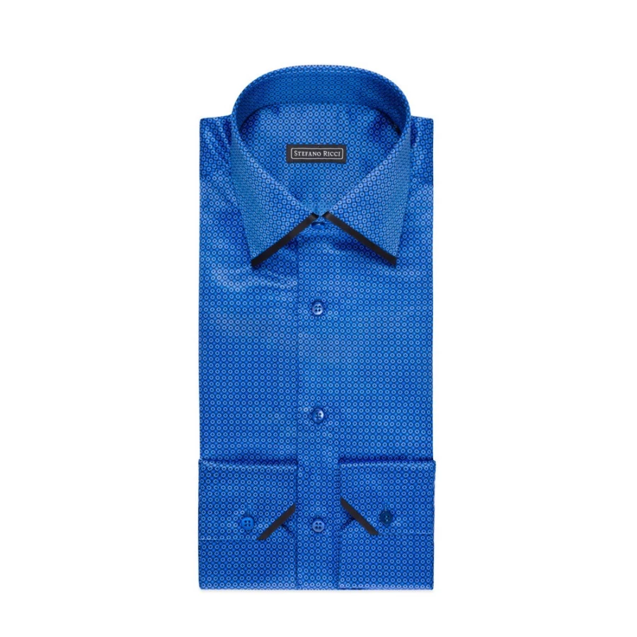 "Stefano Ricci Men's Handmade Torino Shirt – Luxury Italian Dress Shirt"