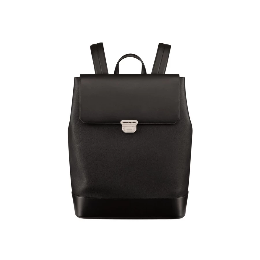 Stefano Ricci Luxury Calfskin Leather Backpack for Men - Premium Designer Business Travel Bag