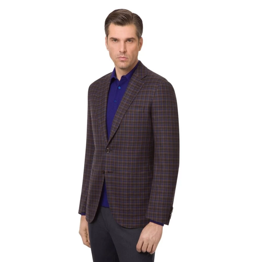 "Stefano Ricci Men's Luxury Two-Button Iconic Sartorial Blazer Jacket"