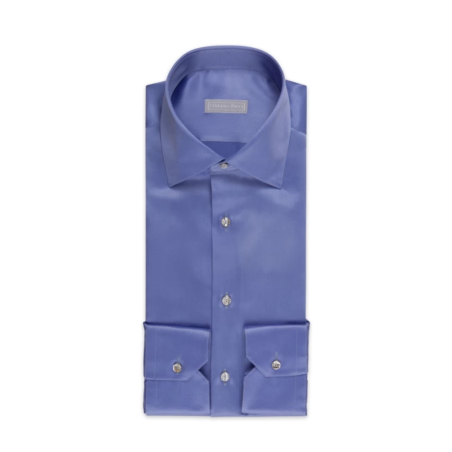 "Stefano Ricci Men's Handmade Torino Shirt – Premium Luxury Cotton Shirt"
