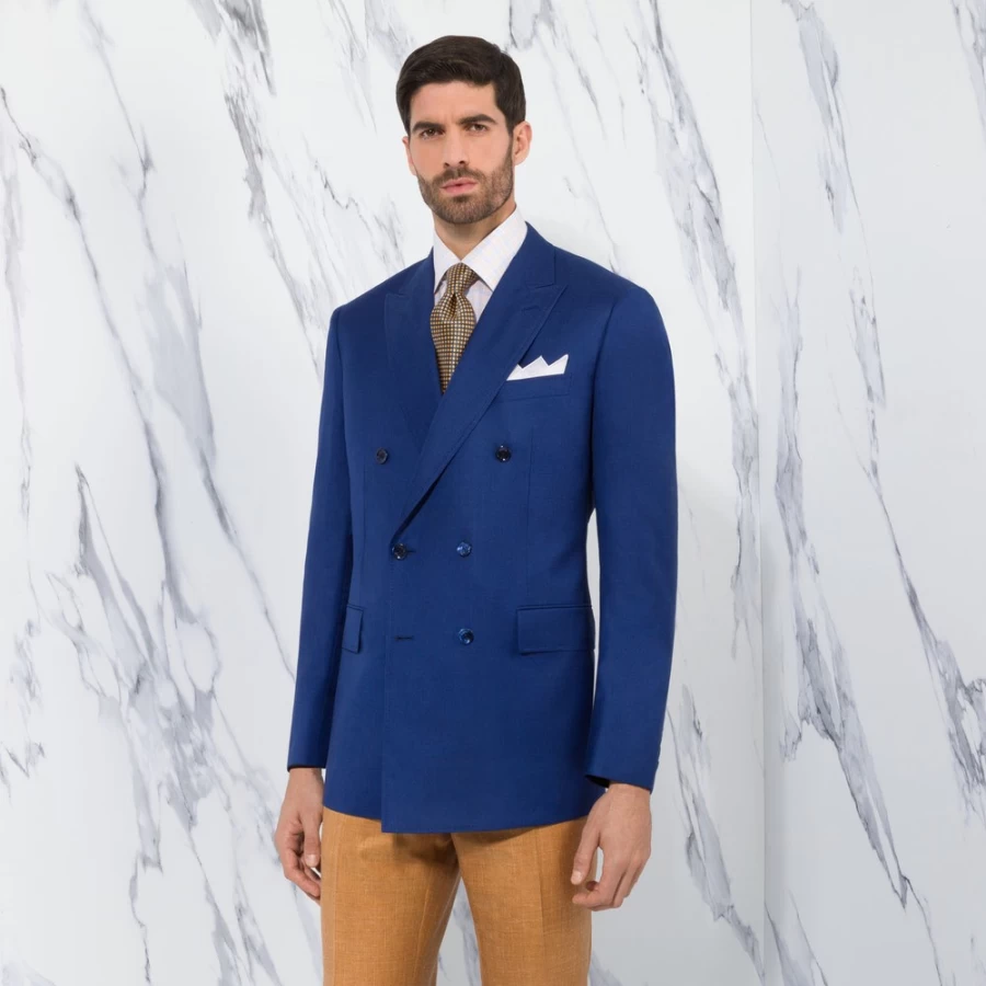 "Stefano Ricci Men's Luxury Double Breasted Jacket - Premium Formal Blazer for Gentlemen"