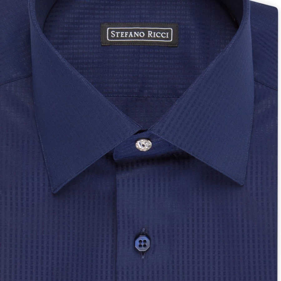 Stefano Ricci Men's Handmade Asti Shirt – Premium Luxury Cotton Dress Shirt
