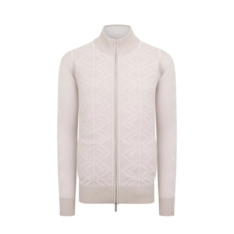 "Stefano Ricci Men's Zip Blouson Jacquard Jacket – Luxury Designer Outerwear"