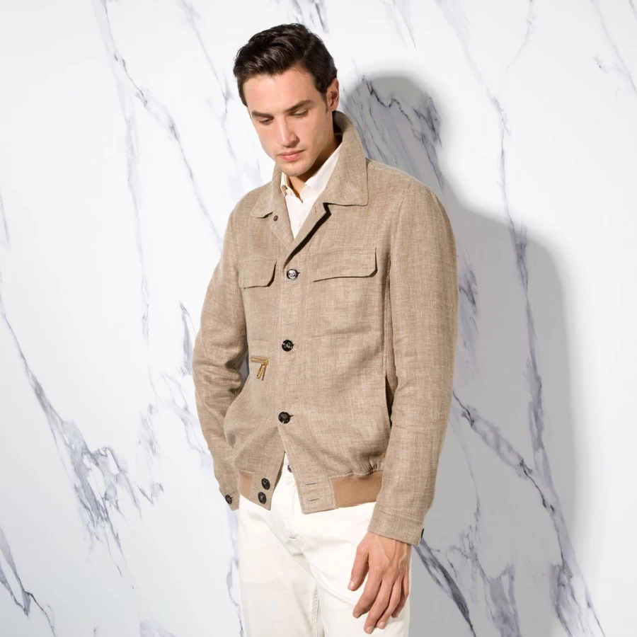 Stefano Ricci Men's Button-Down Blouson Shirt – Premium Luxury Formal Wear