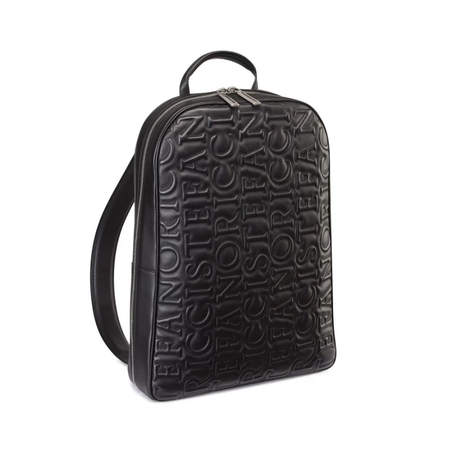 "Stefano Ricci Luxury Calfskin Leather Backpack for Men – Premium Designer Handcrafted Bag"