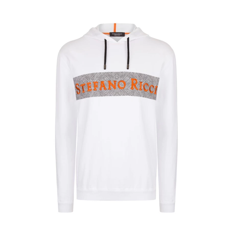 Stefano Ricci Men's Premium Hooded Jogging Suit Sweatshirt - Luxury Athletic Wear
