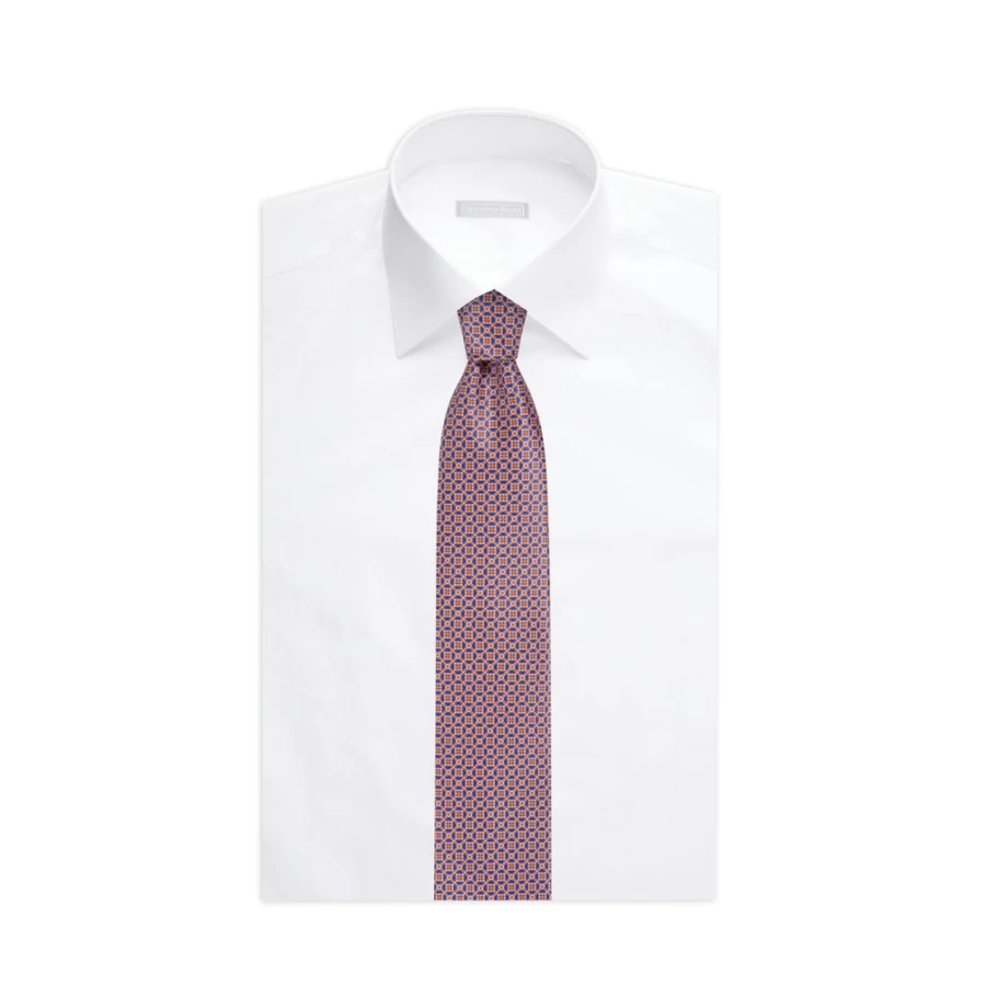 Stefano Ricci Luxury Hand-Printed Silk Tie in Elegant Color 37017_005