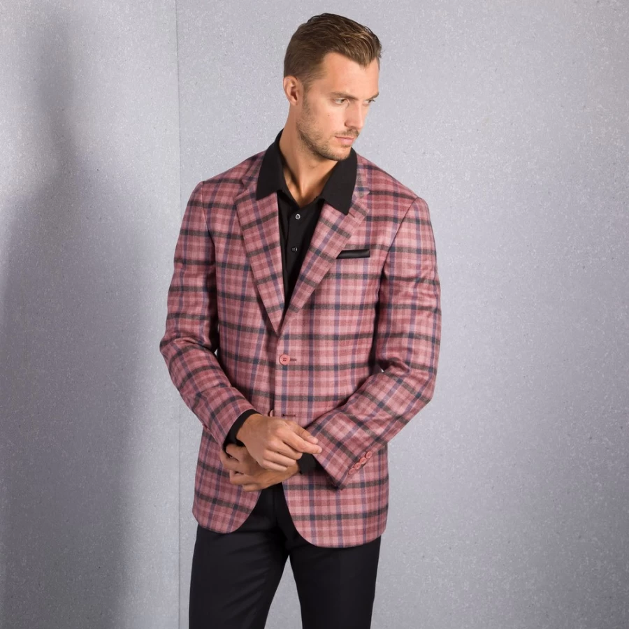 "Stefano Ricci Men's Two-Button Deconstructed Jacket in Elegant Brown"