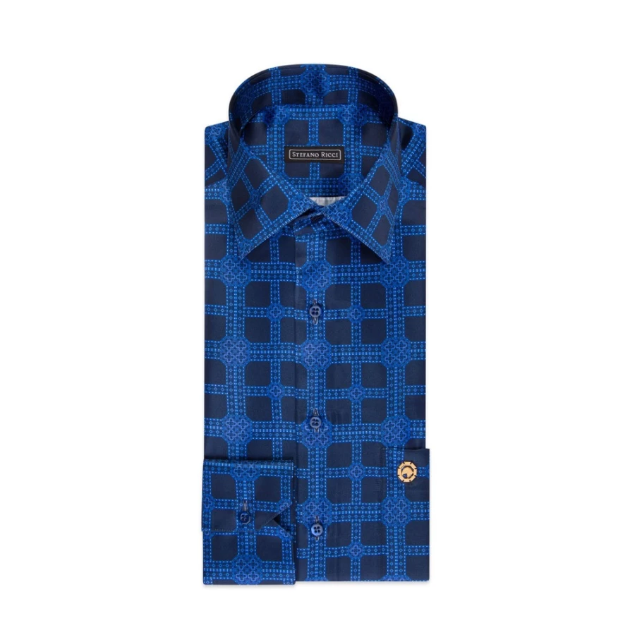 Stefano Ricci Handmade Ivrea Men's Shirt in Color 45202_003