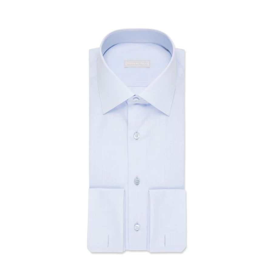 Stefano Ricci Men's Handmade Asti Shirt - Luxury Italian Cotton Dress Shirt for Men