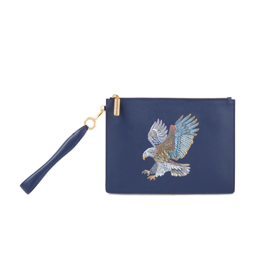 "Stefano Ricci Luxury Hand-Painted Calfskin Document Holder Bag in Color B013"