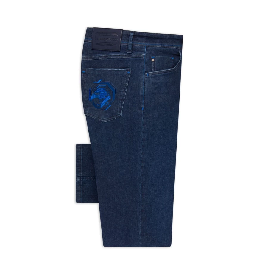 Stefano Ricci Men's Premium Luxury Jeans - High-End Denim for a Stylish Fit
