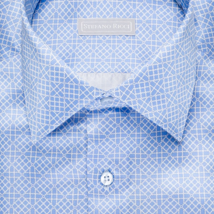 "Stefano Ricci Men's Handmade Torino Shirt – Premium Luxury Dress Shirt"