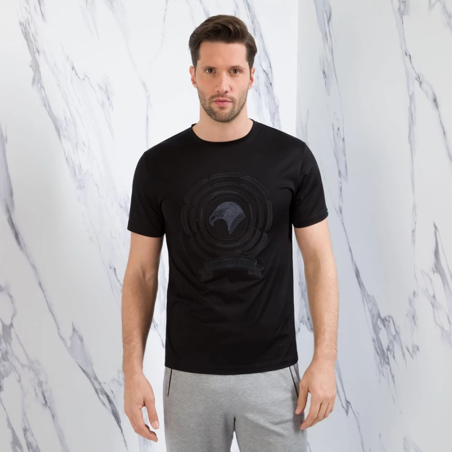 Stefano Ricci Men's N999 Crewneck T-Shirt | Premium Cotton Classic Fit Tee