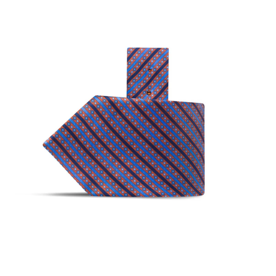 Stefano Ricci Luxury Hand-Printed Silk Tie in Elegant Color 37012_010