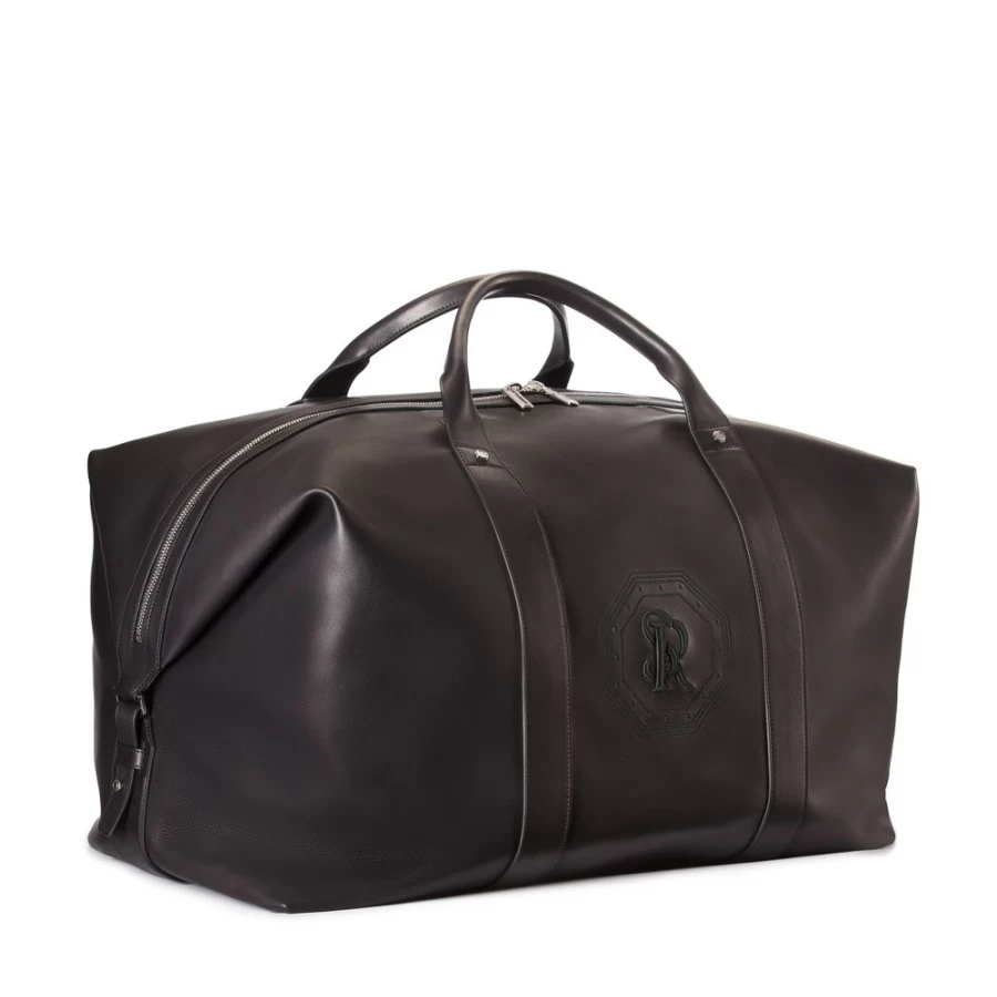 Stefano Ricci Handcrafted Premium Calfskin Leather Duffle Bag for Men - Luxurious Travel Duffel