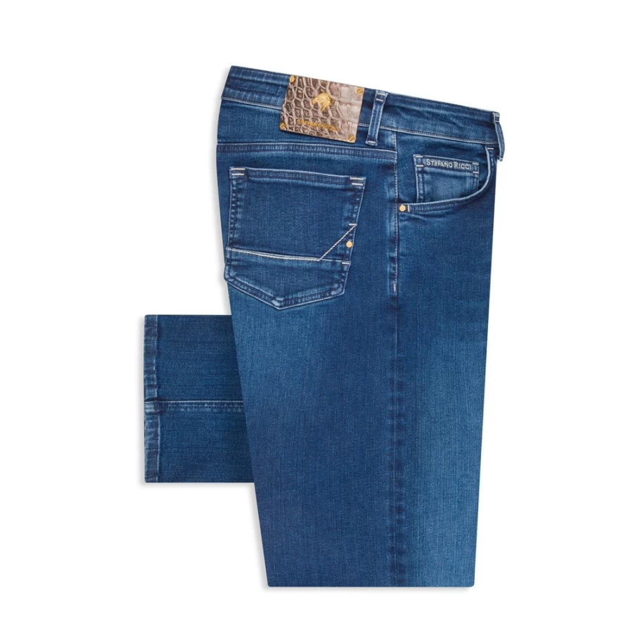 "Stefano Ricci Premium Men's Jeans - Luxury Denim for Men"