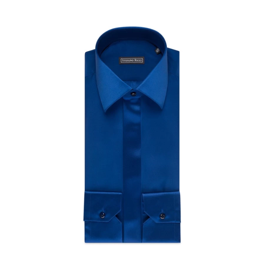 Stefano Ricci Men's Handmade Tuxedo Shirt - Luxury Formal Dress Shirt for Weddings & Events
