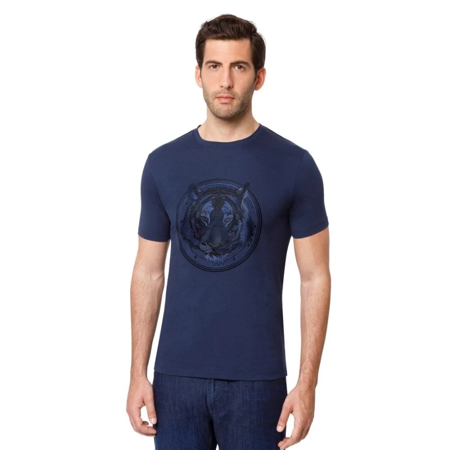 Stefano Ricci Men's B001 Short Sleeve Crew Neck T-Shirt