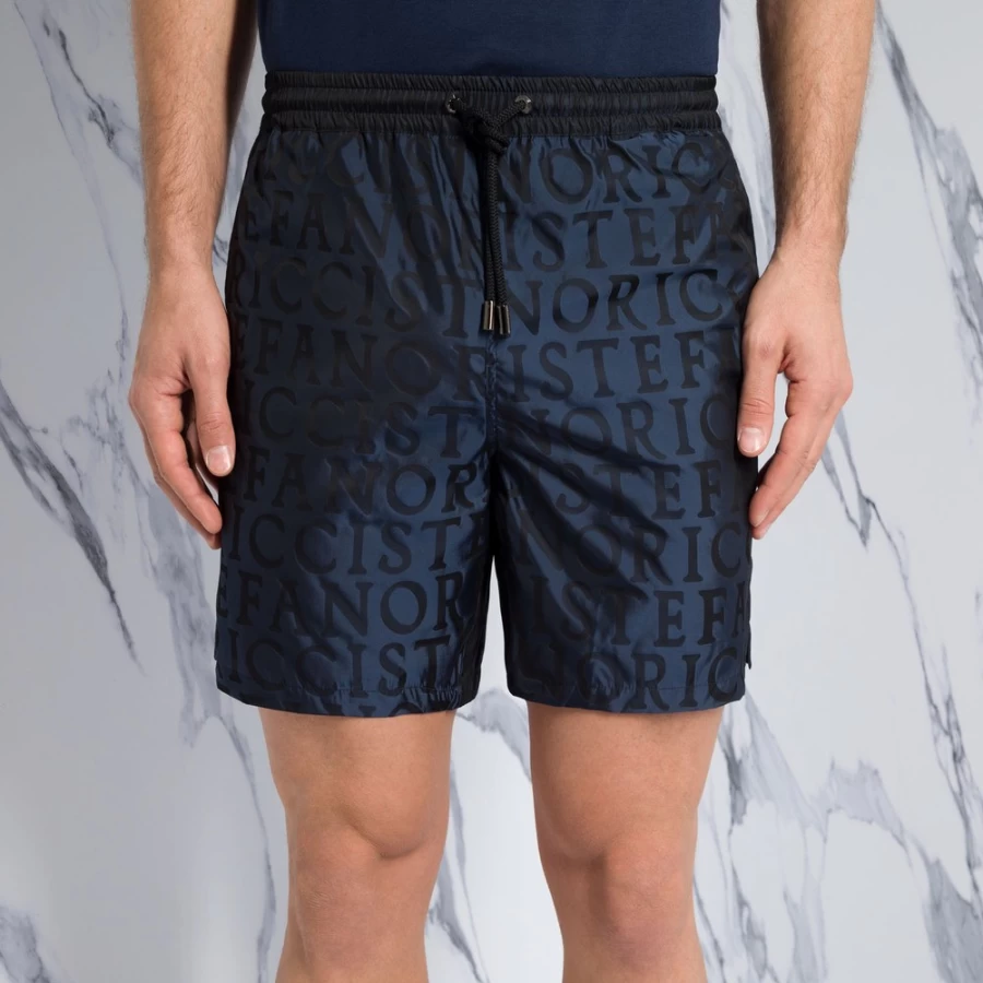 Stefano Ricci Men's Luxury Swim Trunks for Stylish Beachwear