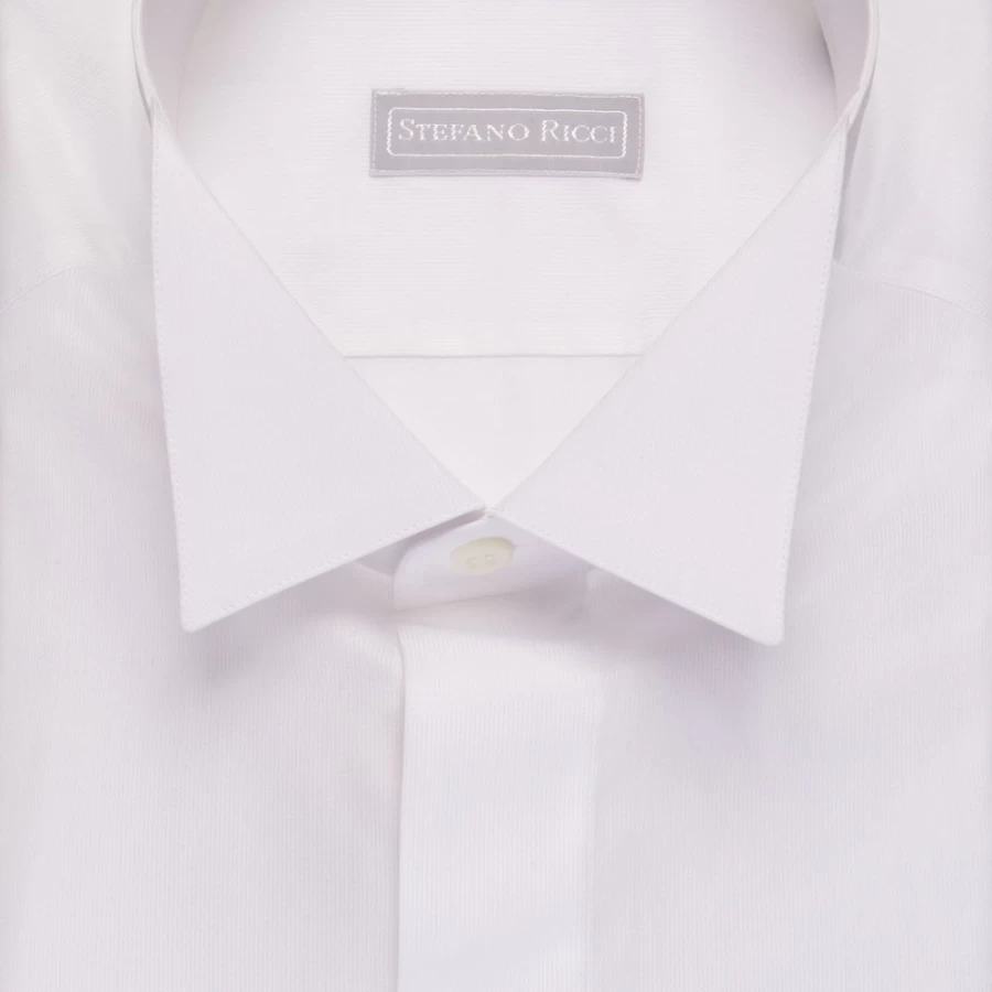 Stefano Ricci Men's Handmade Tuxedo Shirt - Luxury Formal Wear for Elegant Occasions