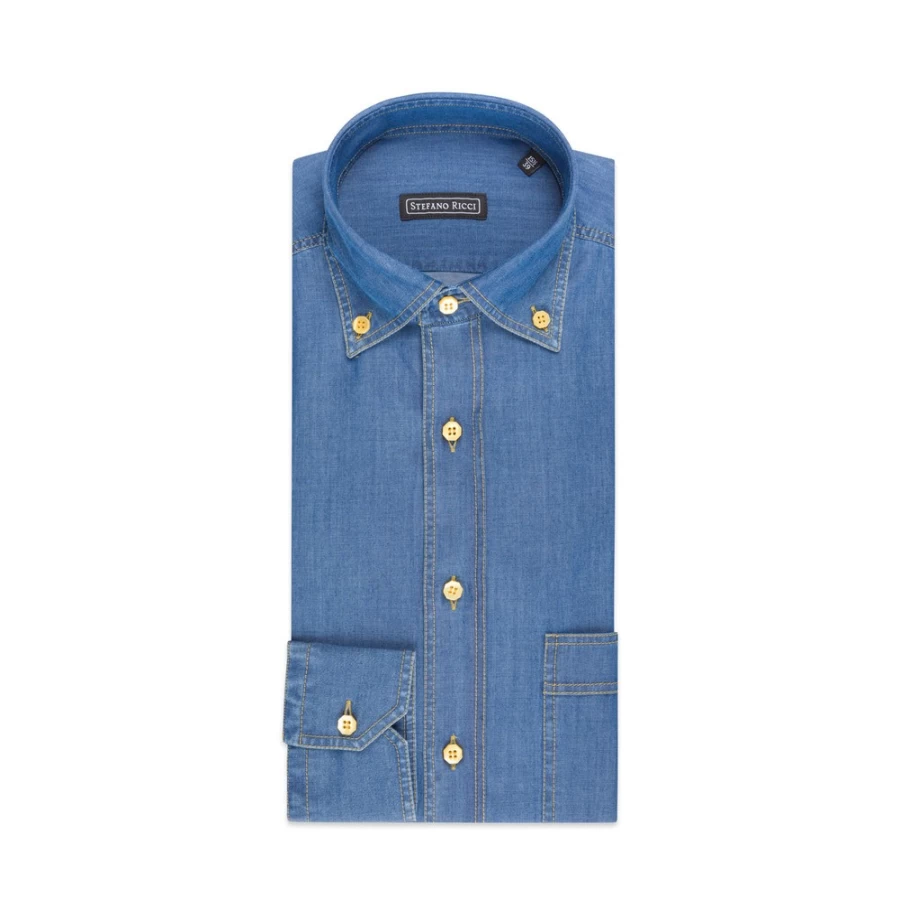 Stefano Ricci Men's Handmade Novara Shirt – Luxury Italian Designer Shirt for Men