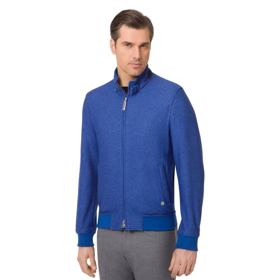 Stefano Ricci Men's Luxury Cashmere Silk Blouson Jacket