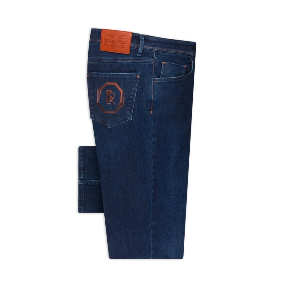 Stefano Ricci Men's Premium Luxury Jeans - High-Quality Denim for Men