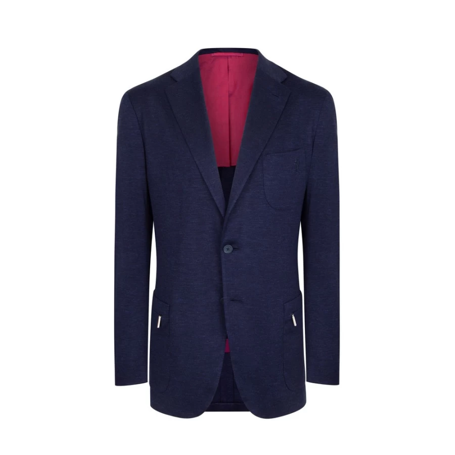 Stefano Ricci Men's Two-Button Jersey Jacket - Premium Luxury Knit Blazer