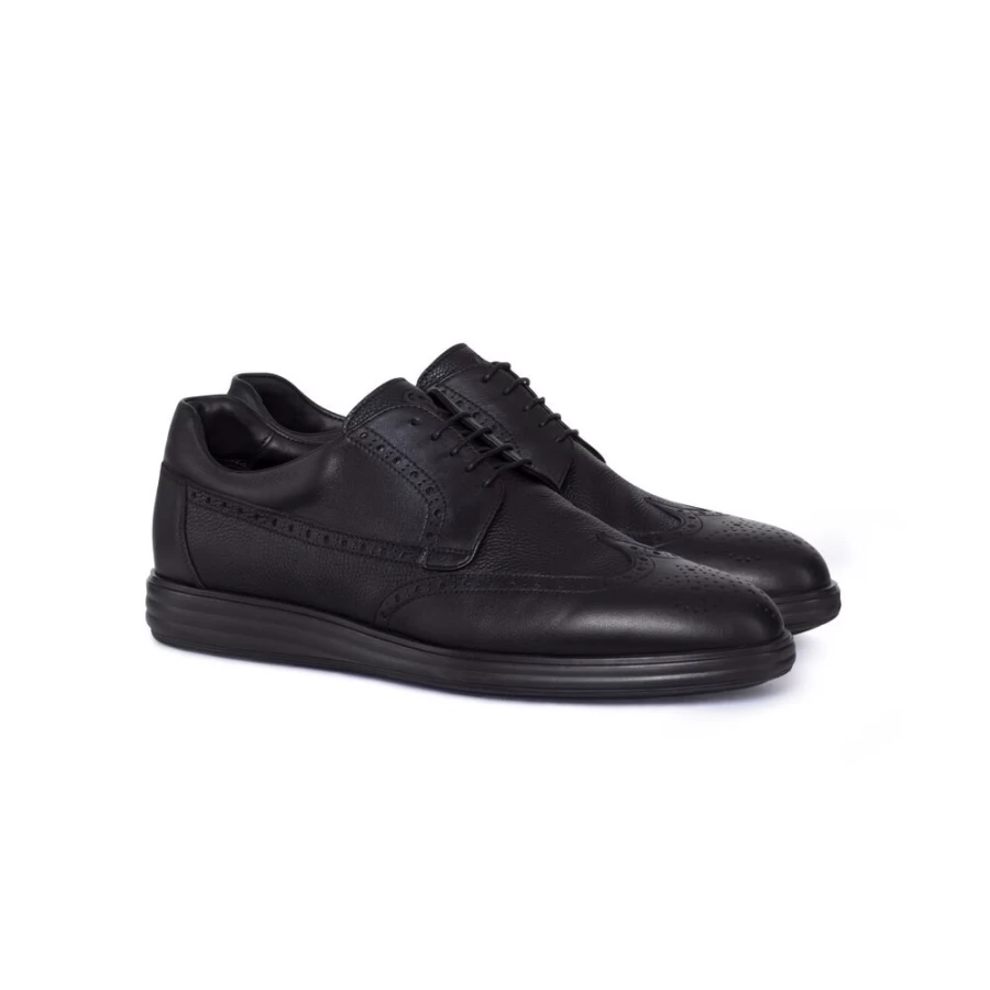 Stefano Ricci Men's Derby Brogue Shoes Premium Calfskin Leather Dress Footwear