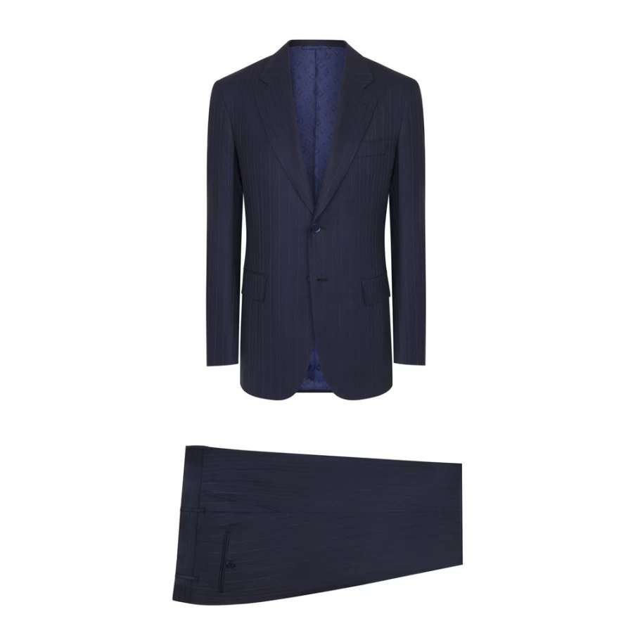 "Stefano Ricci Men's Luxury Two-Button Fiesole Suit – Premium Tailored Blazer"