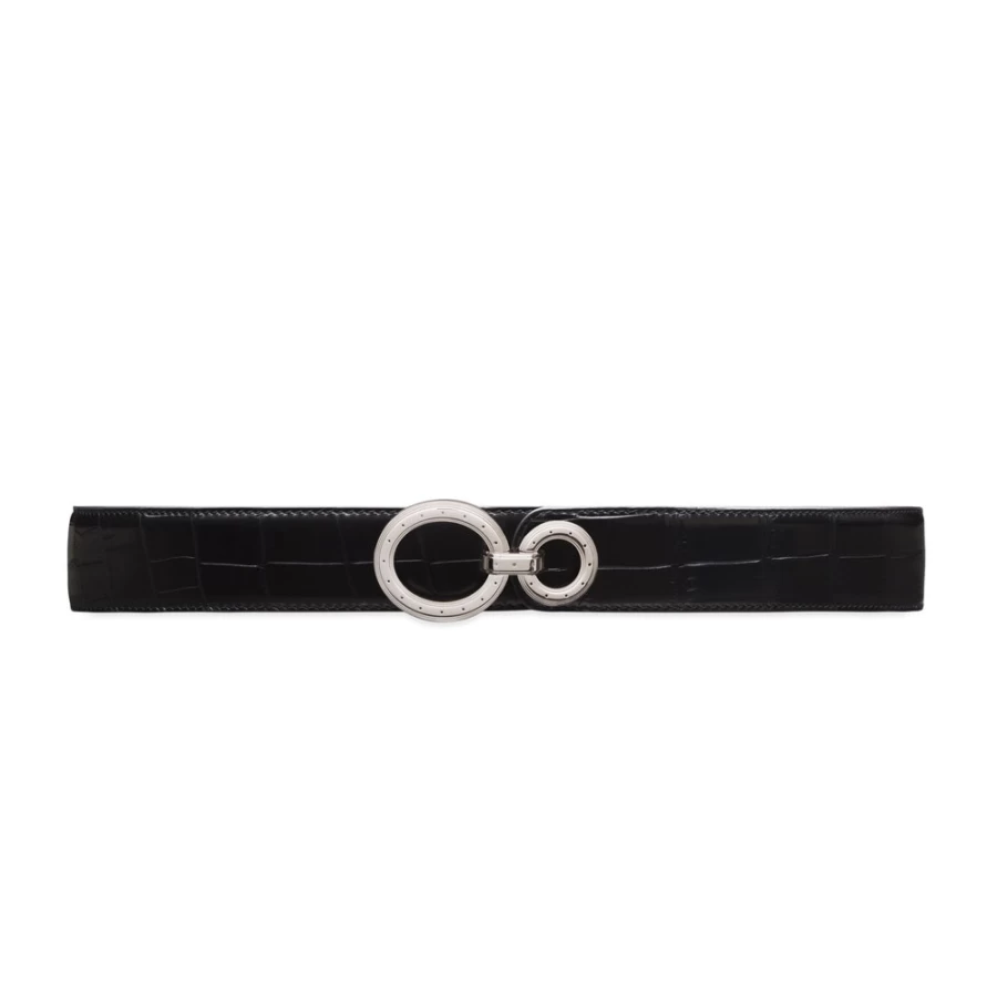 Stefano Ricci Luxury Genuine Crocodile Leather Belt for Men - Matte Finish Dress Belt