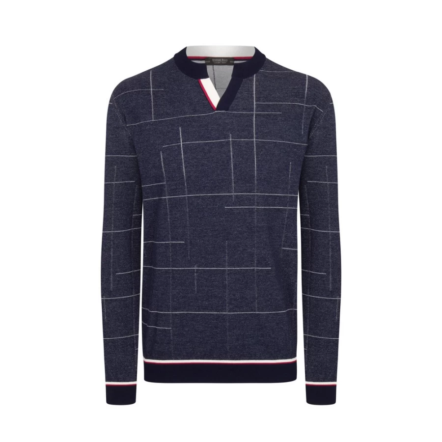 Stefano Ricci Men's Spread Crew Neck Sweatshirt in Color F23278_3198