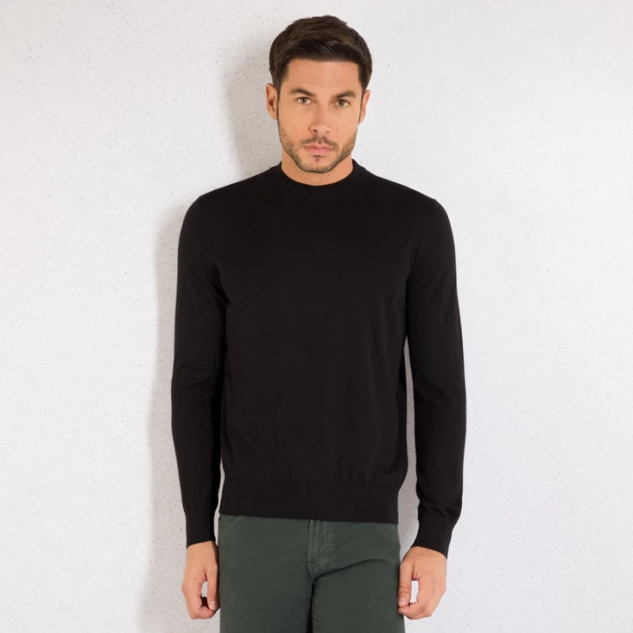 Stefano Ricci Men's Luxury Cashmere Silk Blend Crew Neck Sweater in F23303_2131