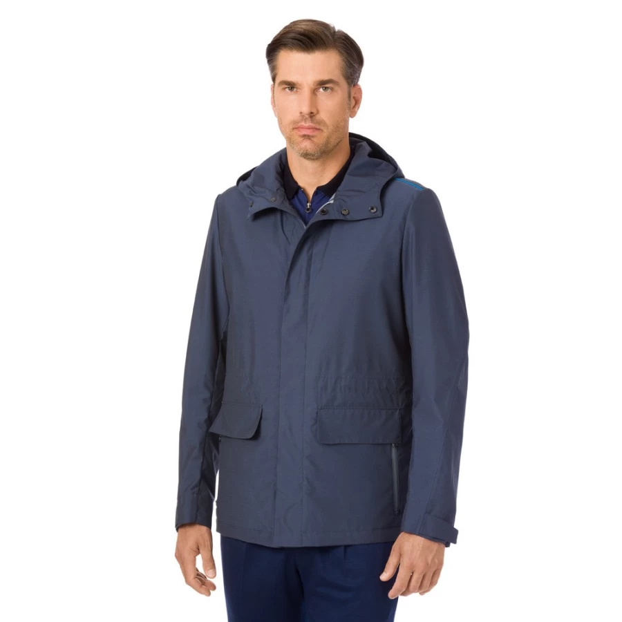 Stefano Ricci Men's Premium Hooded Dust Coat for Ultimate Protection & Style