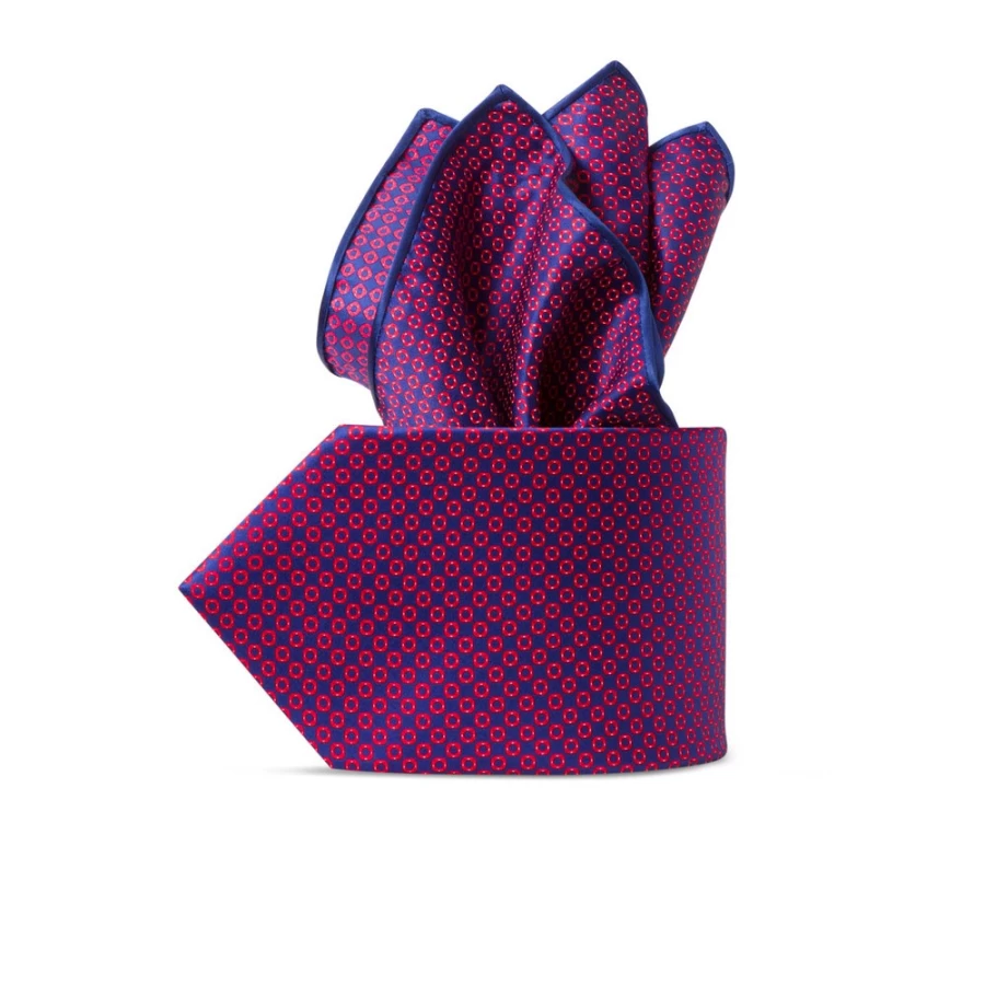Stefano Ricci Luxury Hand-Printed Silk Tie Set in Elegant Color 37043_001