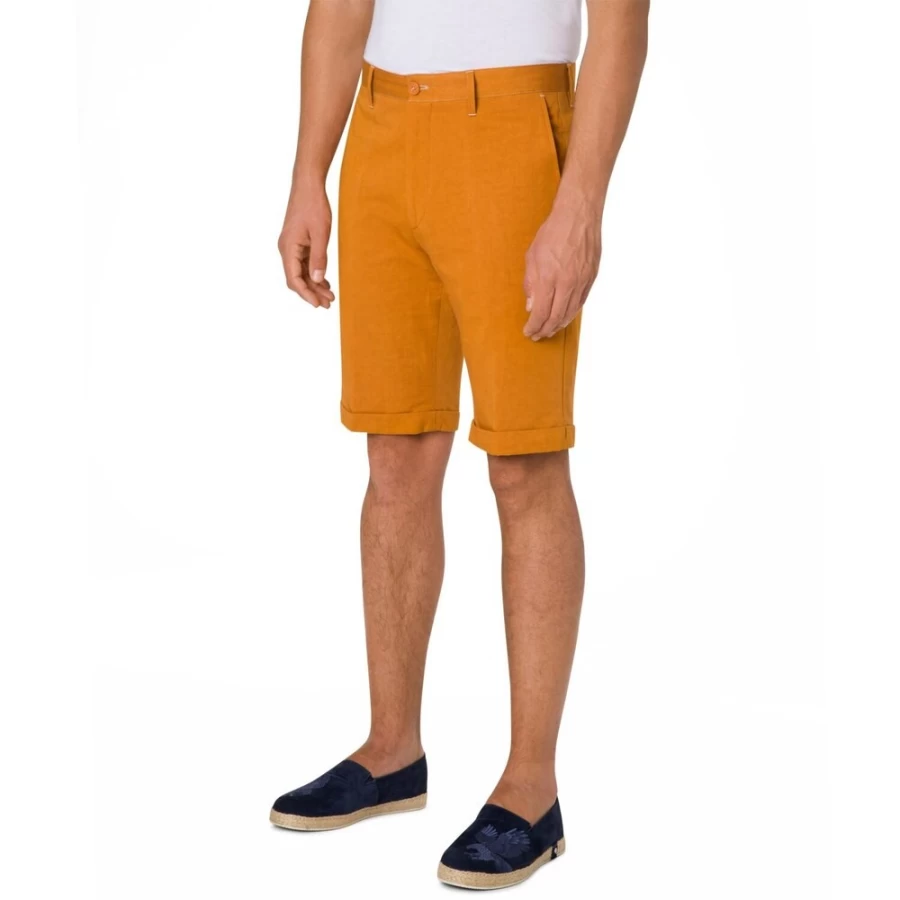 Stefano Ricci Men's Luxury Bermuda Shorts - Premium Cotton Summer Casual Shorts