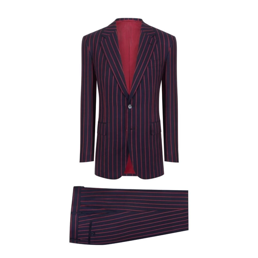 "Stefano Ricci Men's Premium Two-Button Suit – Classic Formal Blazer for Business & Events"